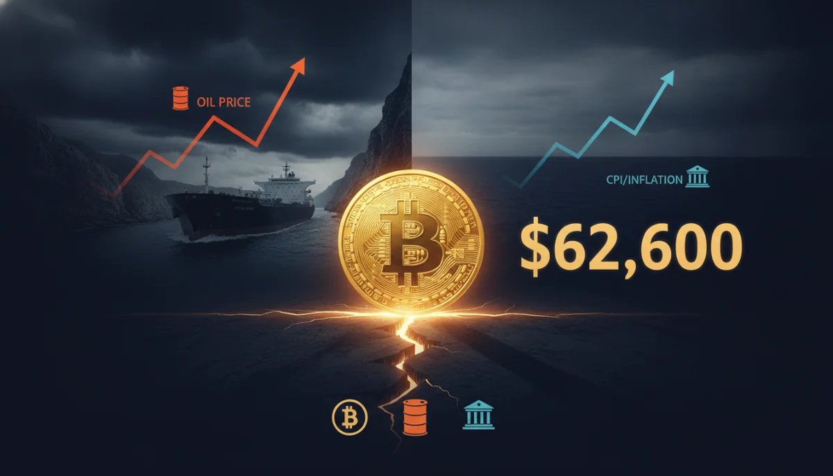Pétrole, Fed et Bitcoin : 62 600 $ face à l’incertitude irano-américaine